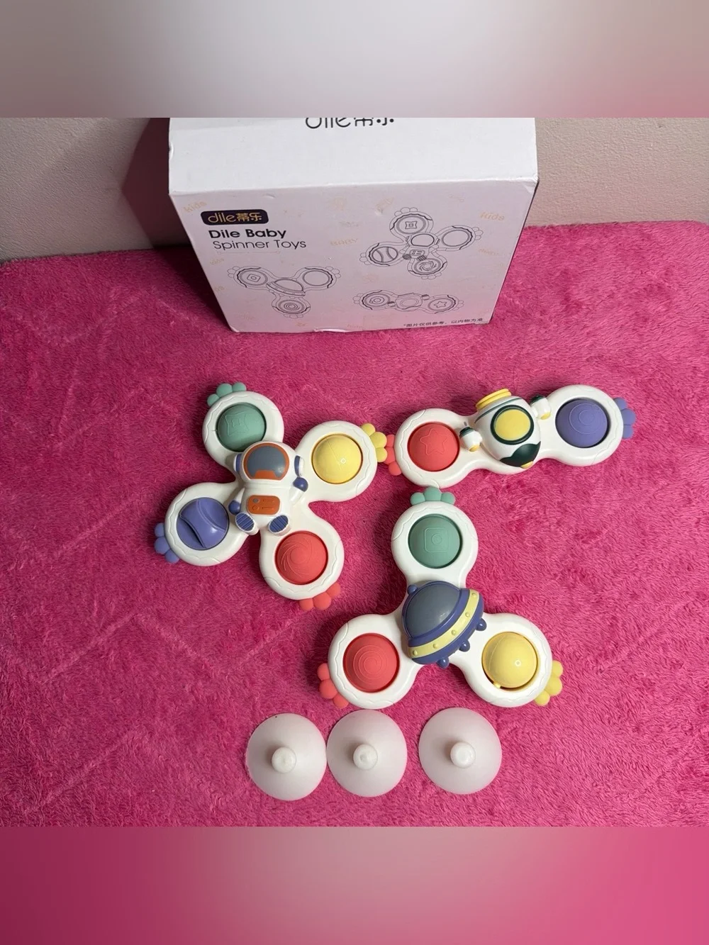 Colorful Pop Spinner Toy - Multicolor